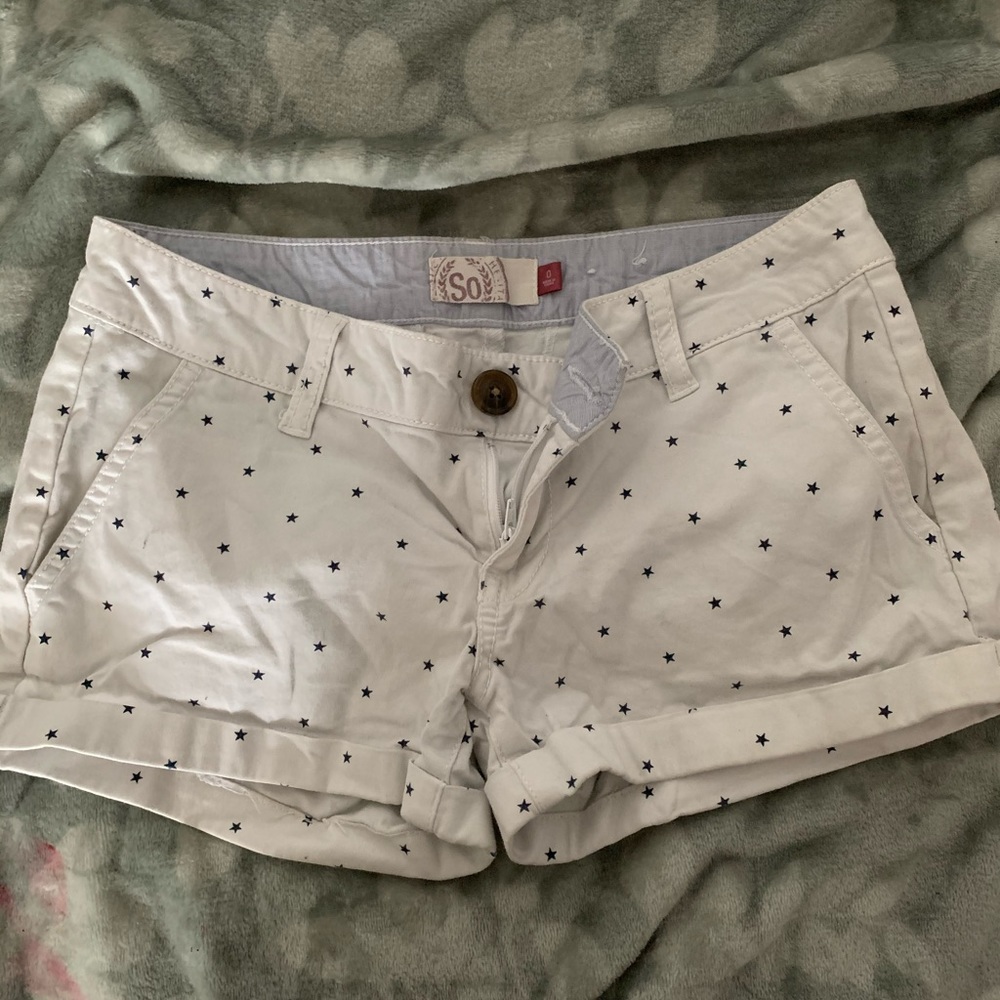SO white shorts